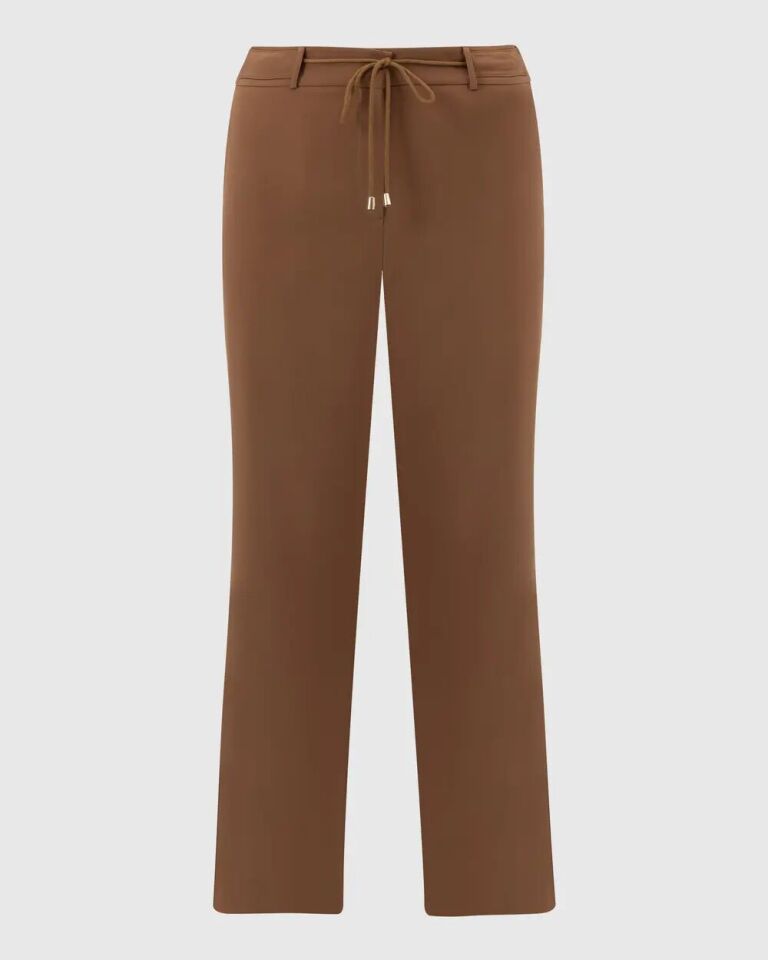 4023 ÖNDEN BAĞLAMALI FERMUARLI GÜNLÜK PANTOLON QKS