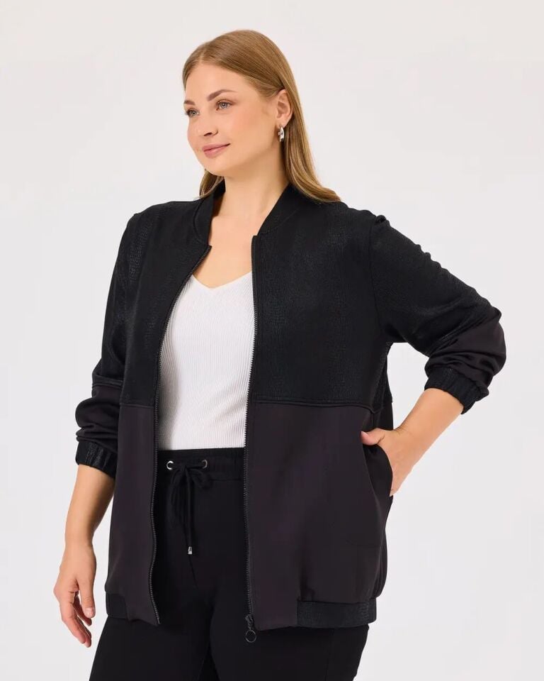 4002 ÖNDEN FERMUARLI GÜNLÜK CEKET QKS