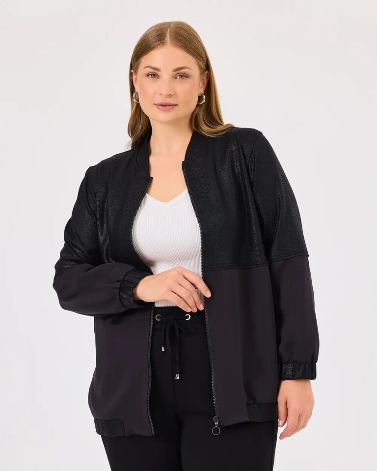 4002 ÖNDEN FERMUARLI GÜNLÜK CEKET QKS