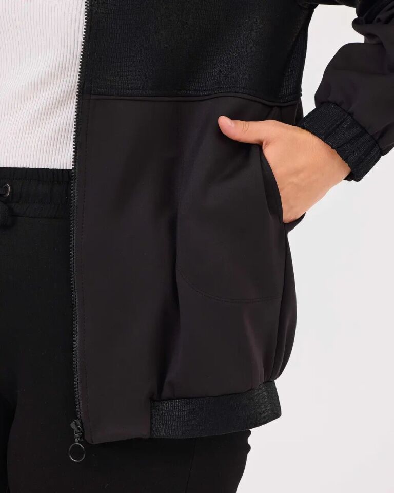 4002 ÖNDEN FERMUARLI GÜNLÜK CEKET QKS