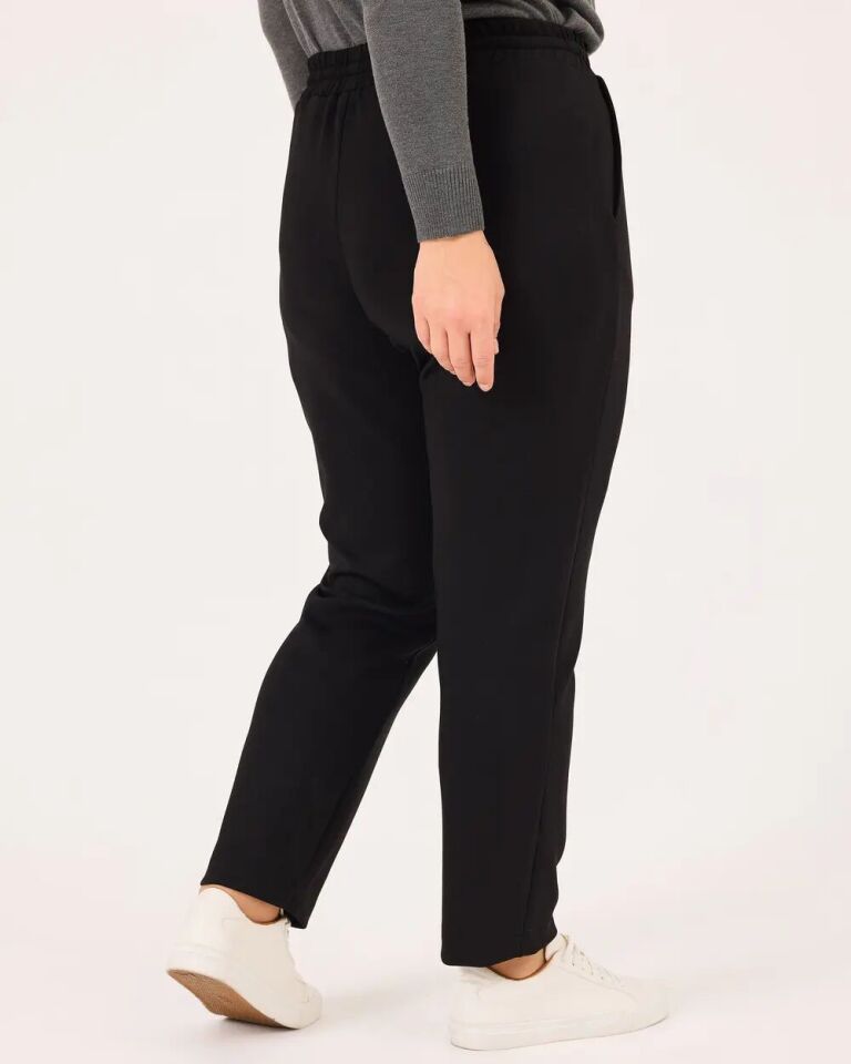 4002 BELİ BAĞLAMALI VE LASTİKLİ CEPLİ EŞOFMAN ALTI QKS