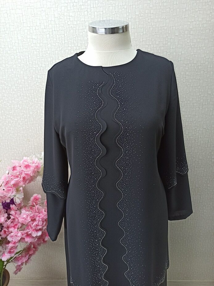 QYS 4031 TAŞLI LAZER ELBİSE #22-05#