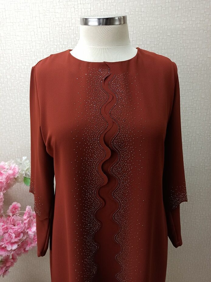 QYS 4031 TAŞLI LAZER ELBİSE #22-05#