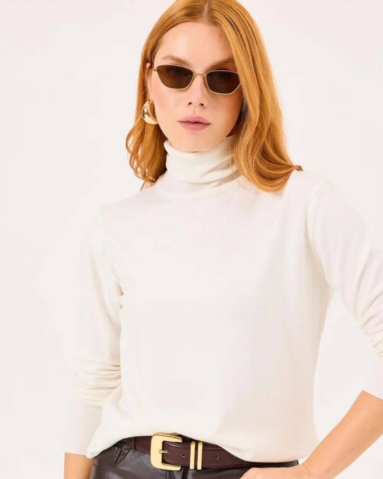 10001 TAM BALIKÇI TRİKO BLUZ QKS