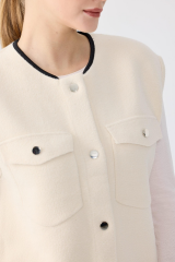 22019 CEP DETAYLI TRİKO YELEK