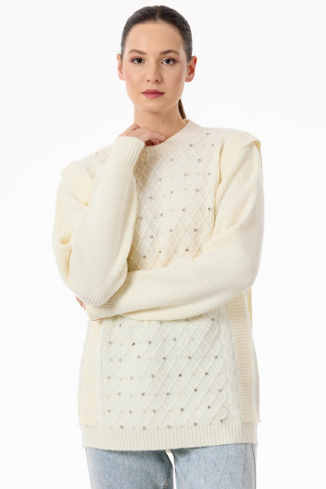 21636 TAŞ İŞLEMELİ YÜRÜTMELİ TUNİK