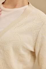 21853 SİMLİ ÖNDEN DÜĞMELİ HIRKA