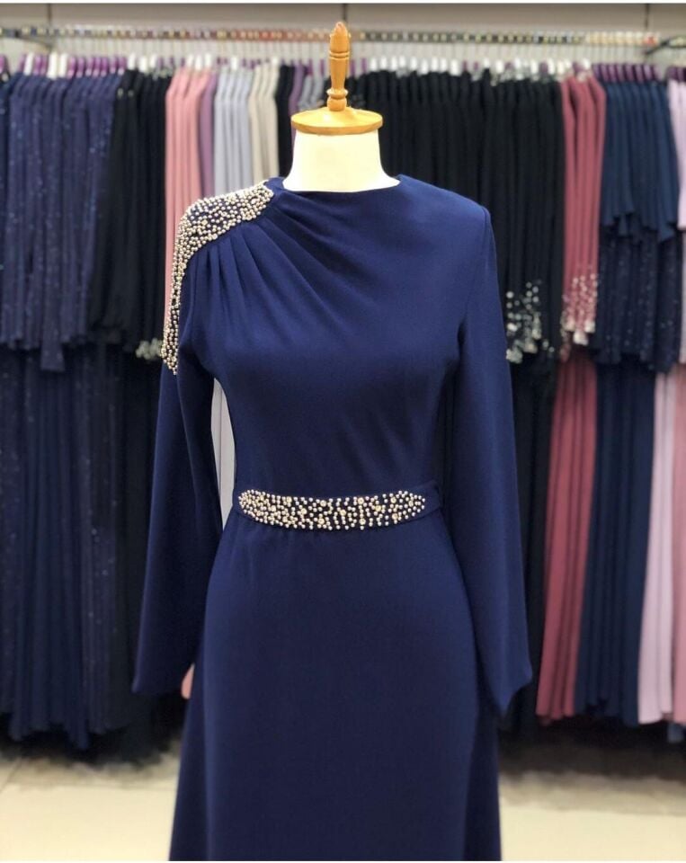 QYS BAYAN ABİYE ELBİSE 3081 #22-06#