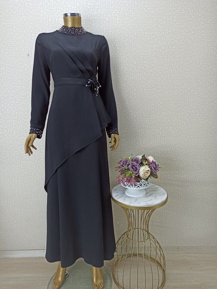 QYS İNCİLİ ELBİSE 4003 #22-06#