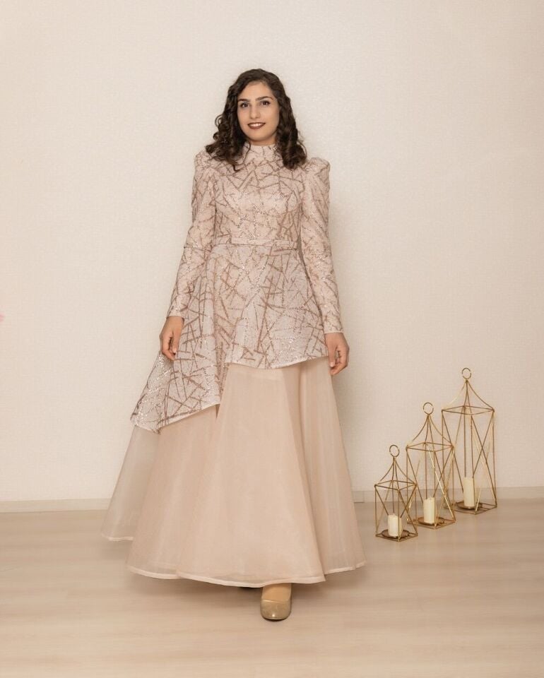 QYS 9450 ABİYE ELBİSE #22-07#