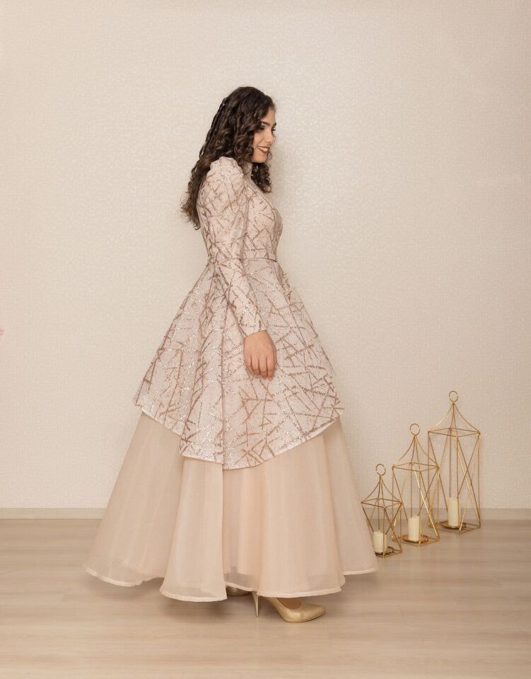 QYS 9450 ABİYE ELBİSE #22-07#