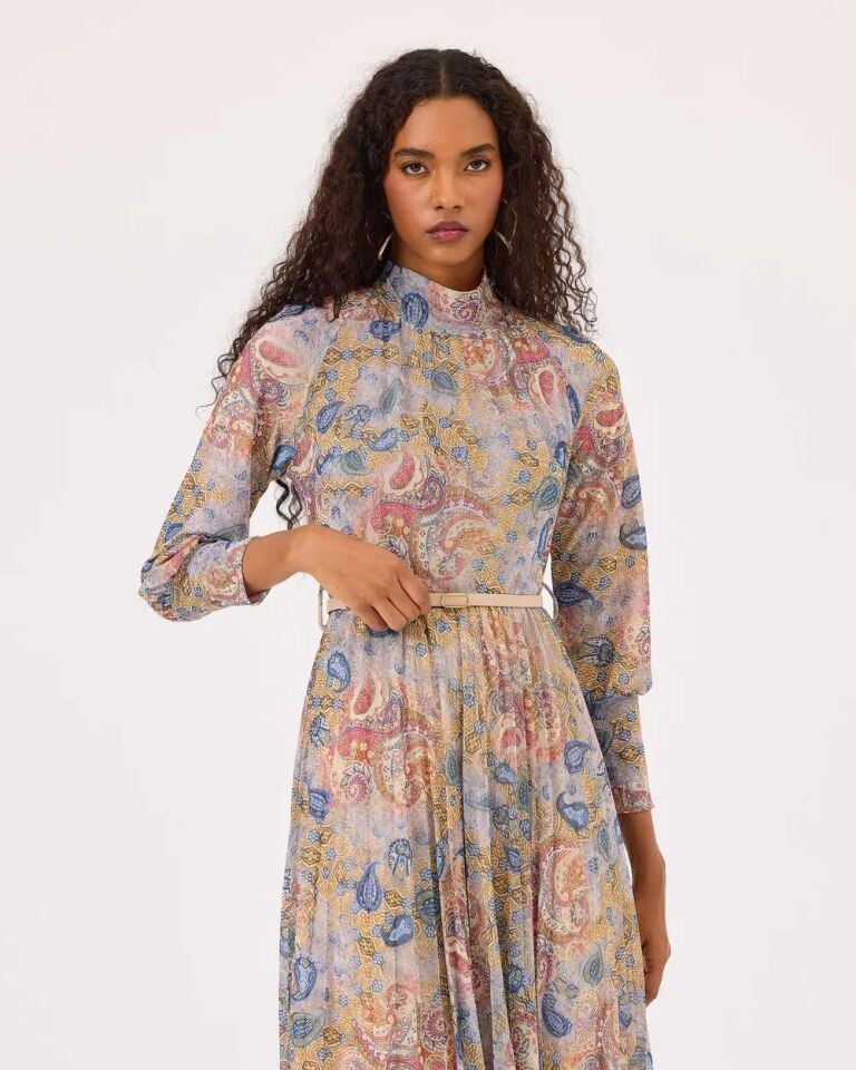 10009 BELİ KEMERLİ ŞIK ELBİSE QKS