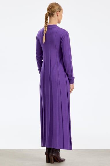 21605.1 KALIN PİLİSELİ TRİKO ELBİSE QKS