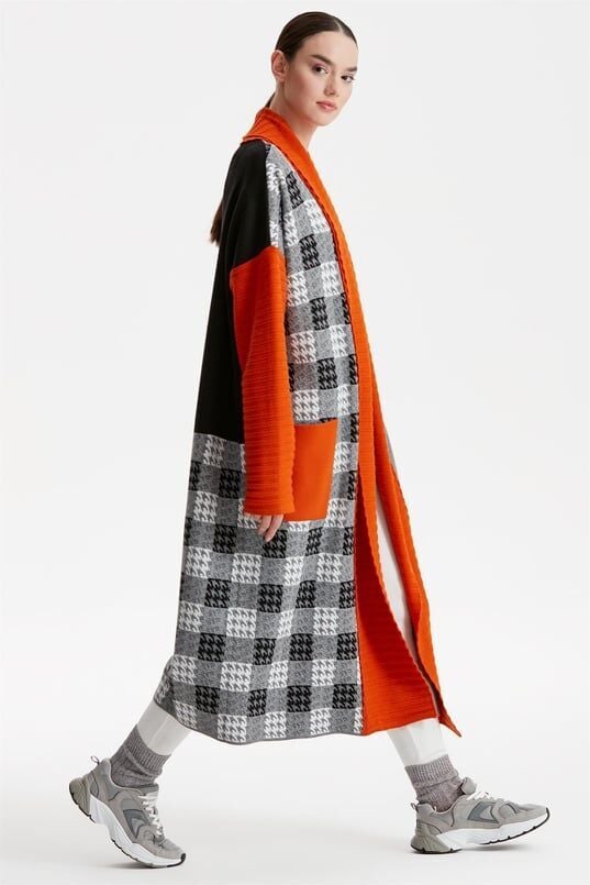 21366.1 KAZAYAKLI DESENLİ HIRKA QKS