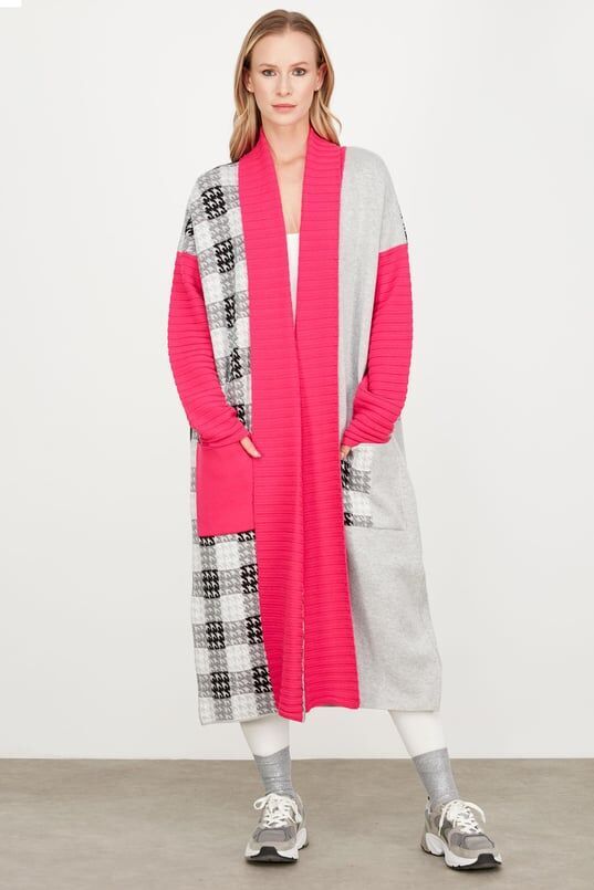 21366.1 KAZAYAKLI DESENLİ HIRKA QKS