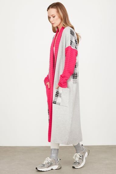 21366.1 KAZAYAKLI DESENLİ HIRKA QKS