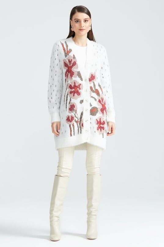 7084.01 ÇİÇEK DESENLİ HIRKA QKS