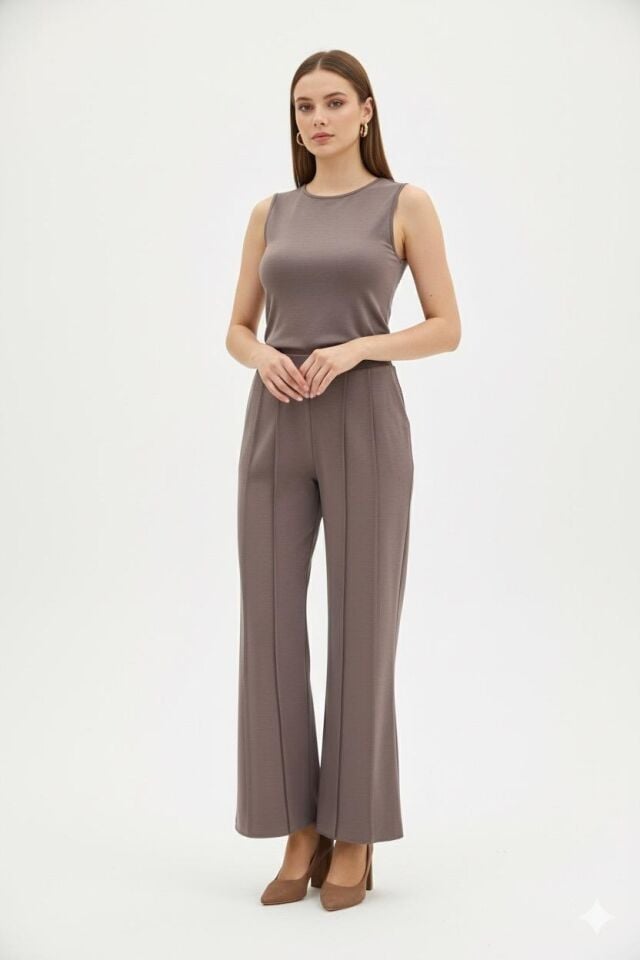 SZ-5610 RİO ÖNDEN PARÇALI İSPANYOL PAÇA PANTOLON #12-25#