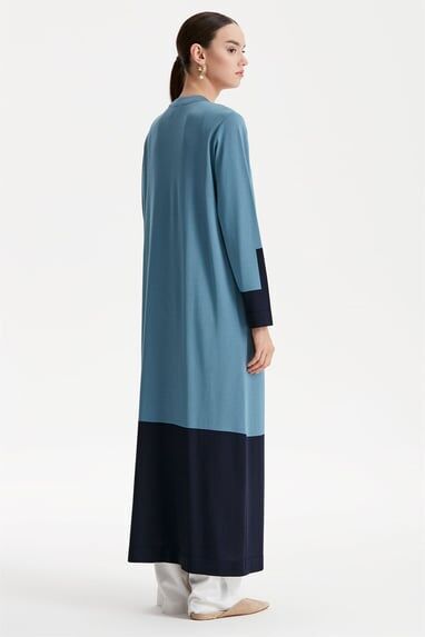 21261.1 RENKLİ RAYON TRİKO TUNİK ELBİSE QKS