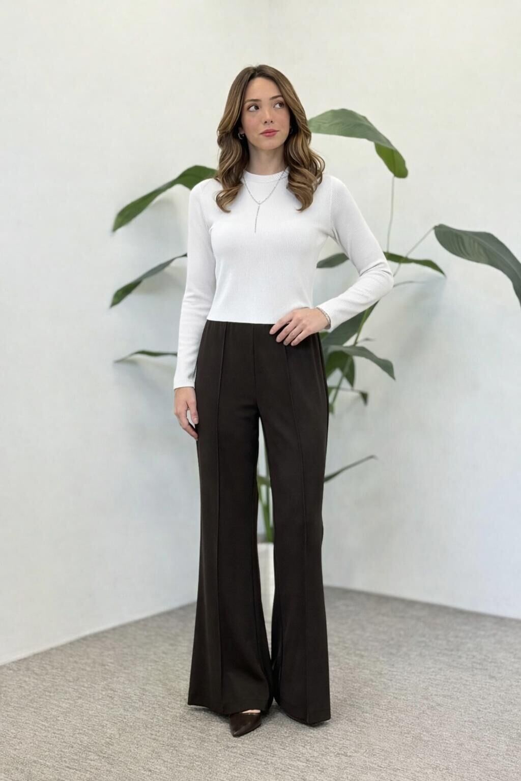 SZ-5586 MADRİD İSPANYOL PAÇA PANTOLON #12-25#