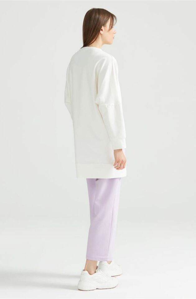 ÇAPRAZ RENK BLOKLU SWEAT TUNİK QKS 1250,01  #22-09#