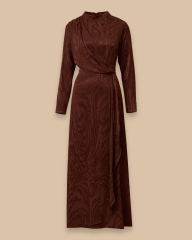 1034 KARINDAN PİLELİ JAKAR ELBİSE 10002511311034 #12-25#