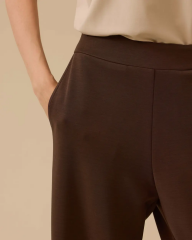 1032 CEP DETAYLI BELİ YARIM LASTİKLİ MODAL KUMAŞ GÜNLÜK PANTOLON 10002521011032 #12-25#