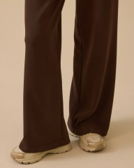 1032 CEP DETAYLI BELİ YARIM LASTİKLİ MODAL KUMAŞ GÜNLÜK PANTOLON 10002521011032 #12-25#