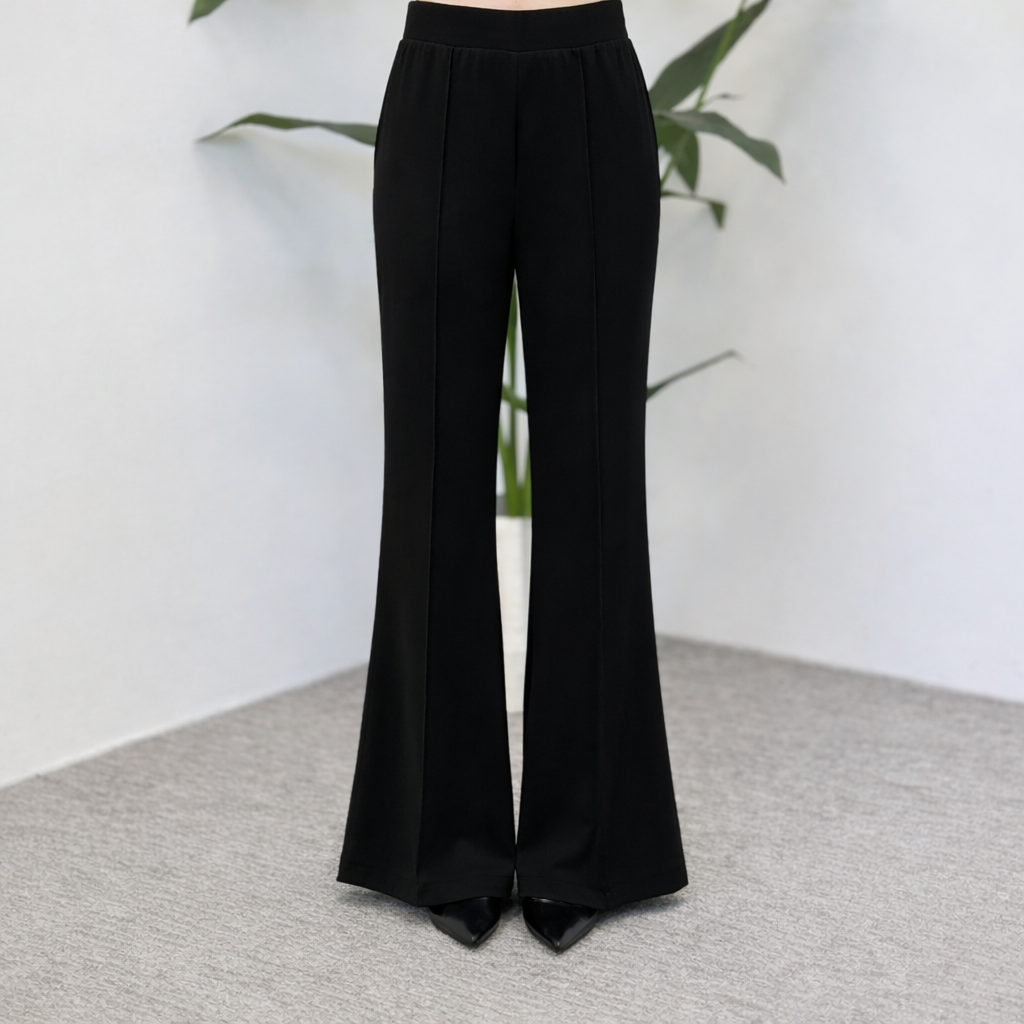 SZ-5586 MADRİD İSPANYOL PAÇA PANTOLON #12-25# 42 - SİYAH