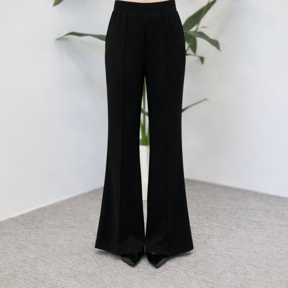 SZ-5586 MADRİD İSPANYOL PAÇA PANTOLON #12-25# 42 - SİYAH