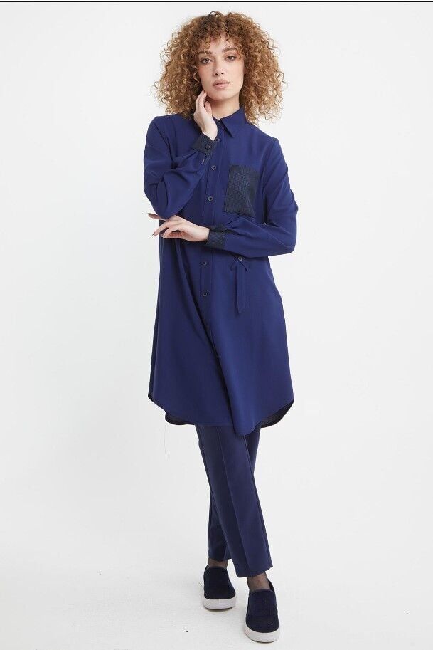 EKOSE APLİKE CEPLİ TUNİK QKS 61112 TUNİK 322-10#