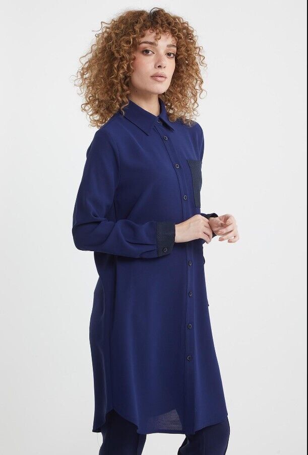 EKOSE APLİKE CEPLİ TUNİK QKS 61112 TUNİK 322-10#