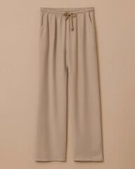 10038 BELİ BAĞCIKLI CEPLİ KETEN GÜNLÜK PANTOLON 10002511010038 #06-25#