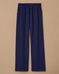 10038 BELİ BAĞCIKLI CEPLİ KETEN GÜNLÜK PANTOLON 10002511010038 #06-25#