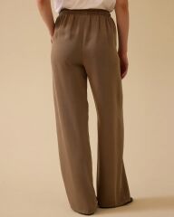 10038 BELİ BAĞCIKLI CEPLİ KETEN GÜNLÜK PANTOLON 10002511010038 #06-25#