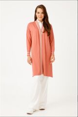 ÇİZGİ DETAYLI TRİKO HIRKA QKS 20830 #22-10#