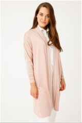 ÇİZGİ DETAYLI TRİKO HIRKA QKS 20830 #22-10#