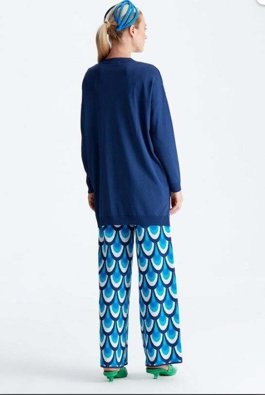 PANTOLONU DESENLİ RAYON TAKIM QKS 21164 #22-10#