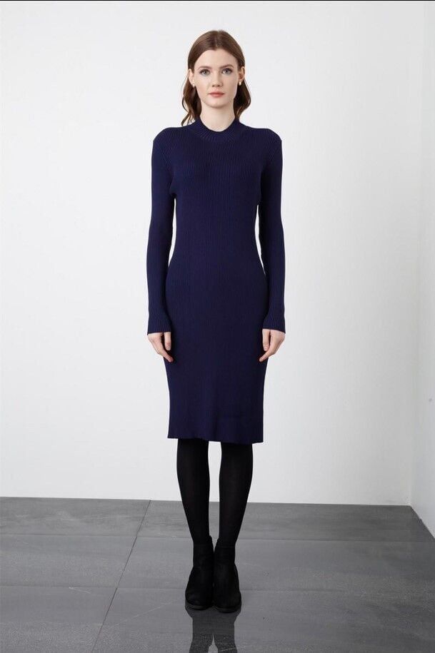 6809FTİLLİ TRİKO KISA ELBİSE QKS AHK #22-11#