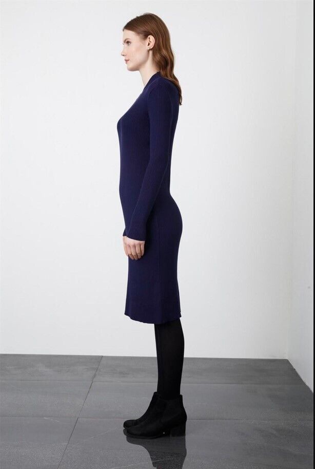 6809FTİLLİ TRİKO KISA ELBİSE QKS AHK #22-11#