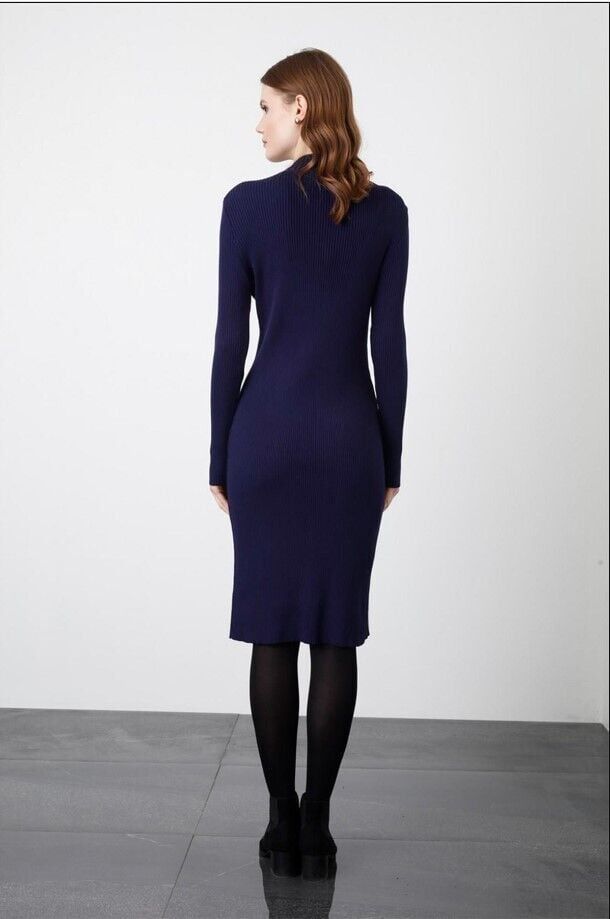 6809FTİLLİ TRİKO KISA ELBİSE QKS AHK #22-11#