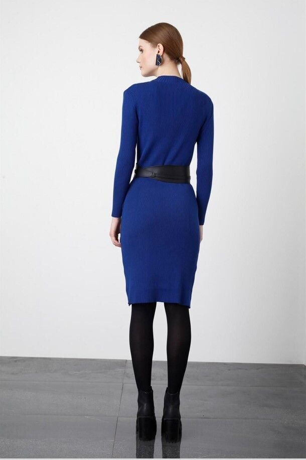 6809FTİLLİ TRİKO KISA ELBİSE QKS AHK #22-11#