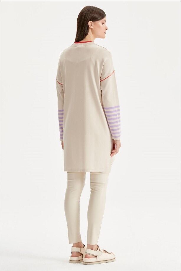 20972CEP İÇİ RENKLİ RAYON TUNİK QKS TNK  #22-11#