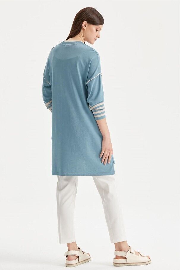 20972CEP İÇİ RENKLİ RAYON TUNİK QKS TNK  #22-11#