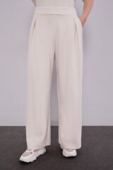 125013 TUNİĞİN KOLLARI DETAYLI YELEĞİN BELİ BAĞLAMALI BROŞ VE CEP DETAYLI PANTOLONUN BELİ LASTİKLİ CE CEPLİ 3'LÜ TAKIM #12-25#