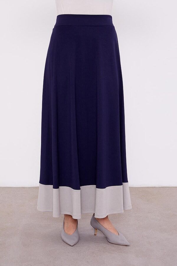 130993 ETEKLİ TAKIM ÖNÜ ÇITÇIT DETAYLI GÖĞÜS CEP GÖRÜNÜMLÜ KOLU MANŞETLİ ETEĞİN BELİ LASTİKLİ SPOR ETEKLİ TAKIM