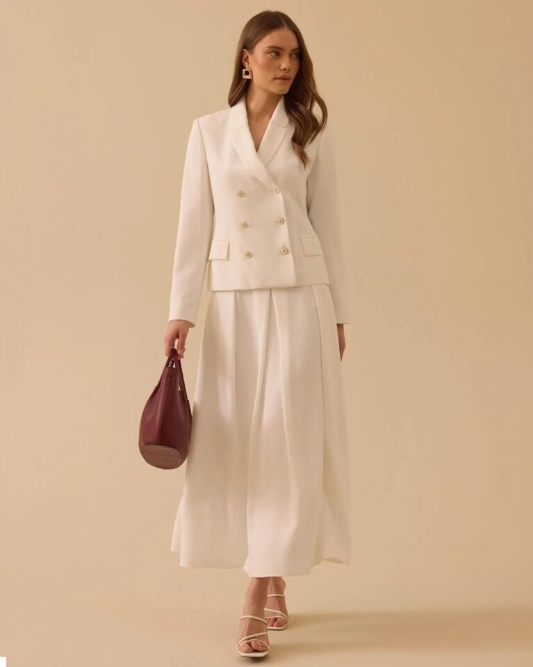 1003 DÜĞMELİ KREVUZA ŞIK CEKET #26#