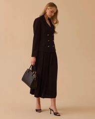 1003 DÜĞMELİ KREVUZA ŞIK CEKET #26#