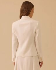 1003 DÜĞMELİ KREVUZA ŞIK CEKET #26#