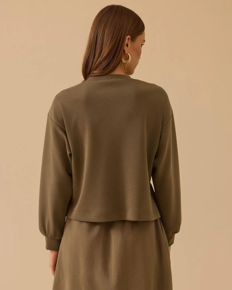 1003 ÇİFT KUMAŞLI BAĞCIKLI SWEAT #26#